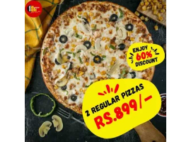Day Night Pizza! Enjoy 60% Discount On Deal 6 For Rs.899/-image-1130
